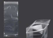 Plastična kesica 120x300mm, providna i sa belim zip zatvaračem - 100 kom Plastična kesica 120x300mm, providna i sa belim zip zatvaračem - 100 kom