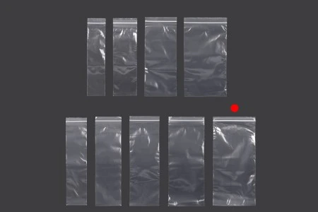 Plastična kesica 140x300mm, providna i sa belim zip zatvaračem - 100 kom-6