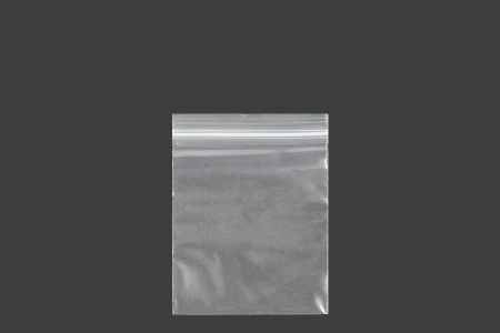 Plastična kesica 60x80mm, providna i sa belim zip zatvaračem - 500 kom-1