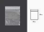 Plastična kesica 60x80mm, providna i sa belim zip zatvaračem - 500 kom Plastična kesica 60x80mm, providna i sa belim zip zatvaračem - 500 kom