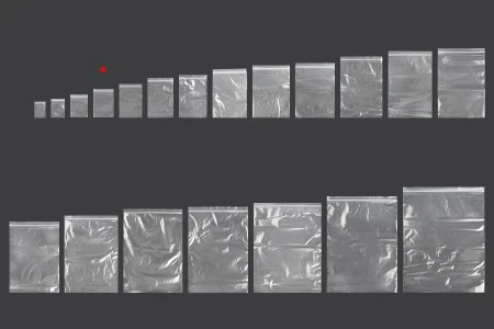 Plastična kesica 70x100mm, providna i sa belim zip zatvaračem - 500 kom-6