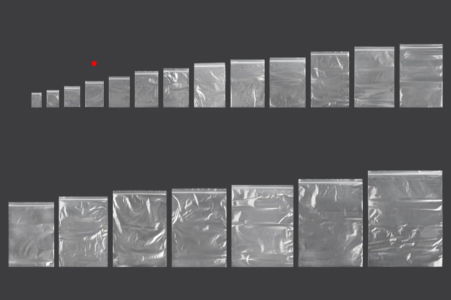 Plastična kesica 70x100mm, providna i sa belim zip zatvaračem - 500 kom Plastična kesica 70x100mm, providna i sa belim zip zatvaračem - 500 kom-grupa_slika