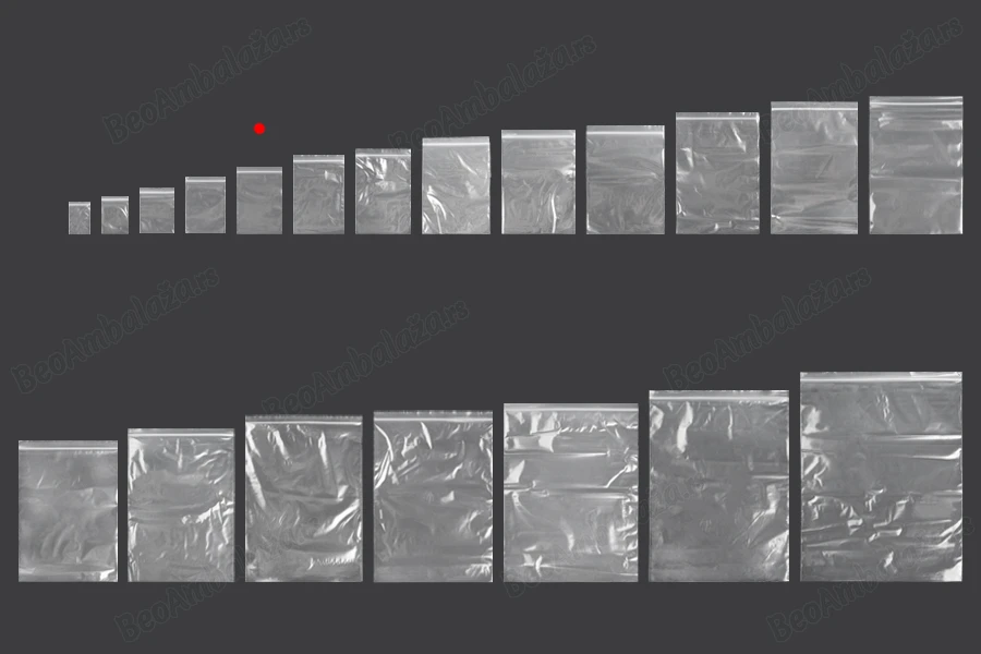 Plastična kesica 80x120mm, providna i sa belim zip zatvaračem - 500 kom-grupa_slika
