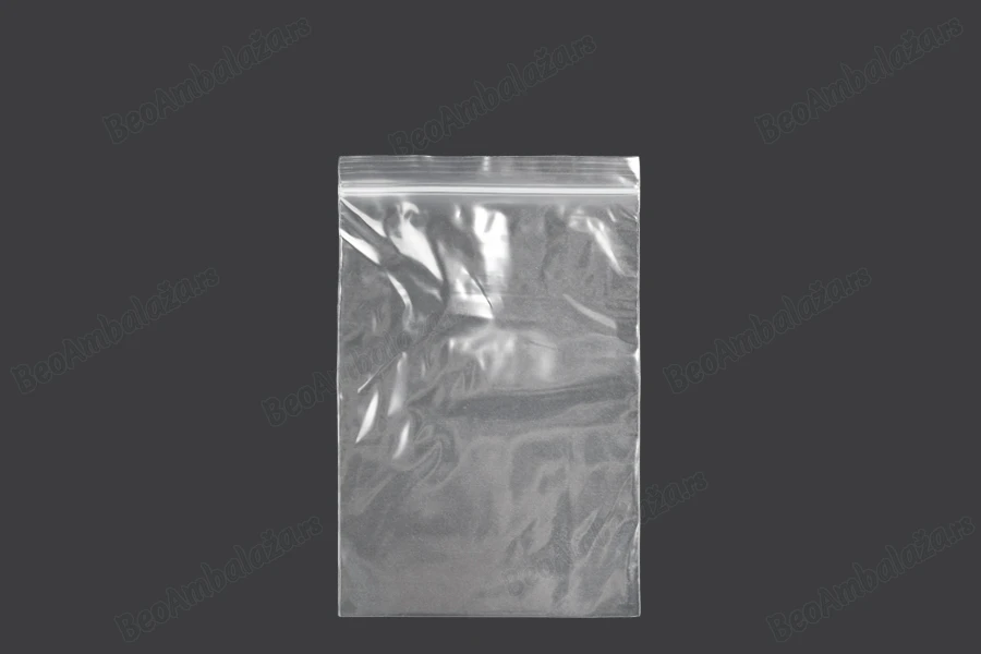 Plastična kesica 100x150mm, providna i sa belim zip zatvaračem - 100 kom-slika_proizvoda