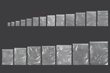 Plastična kesica 100x150mm, providna i sa belim zip zatvaračem - 100 kom-7