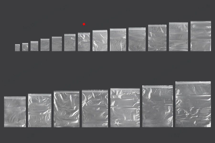 Plastična kesica 100x150mm, providna i sa belim zip zatvaračem - 100 kom-grupa_slika
