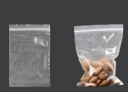 Plastična kesica 100x150mm, providna i sa belim zip zatvaračem - 100 kom Plastična kesica 100x150mm, providna i sa belim zip zatvaračem - 100 kom