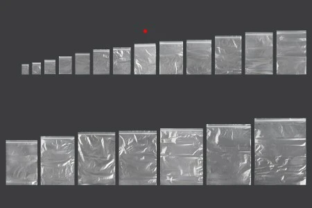 Plastična kesica 120x170mm, providna i sa belim zip zatvaračem - 100 kom-7