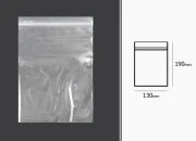 Plastična kesica 130x190mm, providna i sa belim zip zatvaračem - 100 kom Plastična kesica 130x190mm, providna i sa belim zip zatvaračem - 100 kom