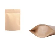 Kraft DoyPack kesice 90x30x140 mm sa zip zatvaranjem, unutrašnjom aluminijumskom oblogom, ovalnim dnom i sa mogućnošću termo zatvaranja – 50 kom Kraft DoyPack kesice 90x30x140 mm sa zip zatvaranjem, unutrašnjom aluminijumskom oblogom, ovalnim dnom i sa mogućnošću termo zatvaranja – 50 kom