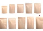 Kraft DoyPack kesice sa zip zatvaranjem, unutrašnjom aluminijumskom oblogom, ovalnim dnom i sa mogućnošću termo zatvaranja 200x50x300 mm – 50 kom