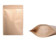 Kraft DoyPack kesice sa zip zatvaranjem, unutrašnjom aluminijumskom oblogom, ovalnim dnom i sa mogućnošću termo zatvaranja 150x40x240 mm – 50 kom-slika_proizvoda