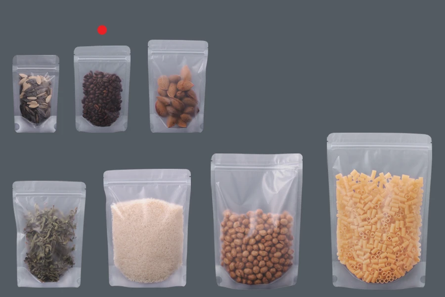 Providne DoyPack kesice sa zip zatvaranjem, ovalnim dnom i sa mogućnošću termo zatvaranja 110x30x170mm - 50kom-grupa_slika