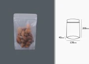 Providne DoyPack kesice sa zip zatvaranjem, ovalnim dnom i sa mogućnošću termo zatvaranja 130x40x200mm - 50kom Providne DoyPack kesice sa zip zatvaranjem, ovalnim dnom i sa mogućnošću termo zatvaranja 130x40x200mm - 50kom