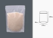 Providne DoyPack kesice sa zip zatvaranjem, ovalnim dnom i sa mogućnošću termo zatvaranja 170x40x230mm - 50 kom Providne DoyPack kesice sa zip zatvaranjem, ovalnim dnom i sa mogućnošću termo zatvaranja 170x40x230mm - 50 kom