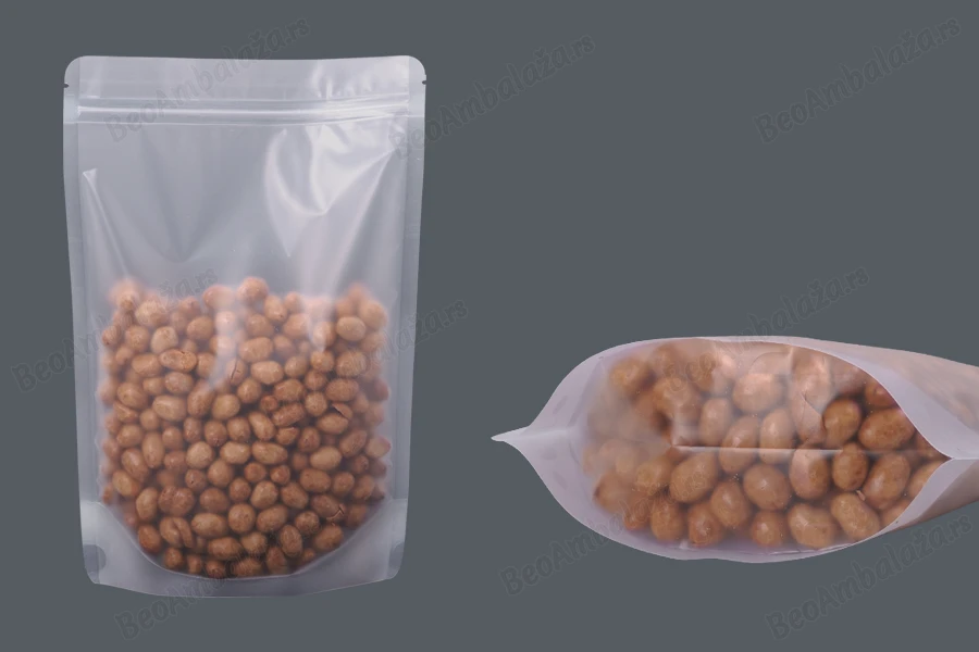 Providne DoyPack kesice sa zip zatvaranjem, ovalnim dnom i sa mogućnošću termo zatvaranja 180x40x260mm - 50 kom-slika_proizvoda