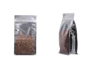 Aluminijumske DoyPack kesice sa zipom, transparentnom prednjom stranom i mogućnošću termo zatvaranja 120x60x220mm – 50kom