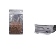 Aluminijumske DoyPack kesice sa zipom, transparentnom prednjom stranom i mogućnošću termo zatvaranja 120x60x220mm – 50kom