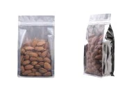 Aluminijumske DoyPack kesice sa zipom, transparentnom prednjom stranom i mogućnošću termo zatvaranja 140x60x240mm – 50kom-slika_proizvoda