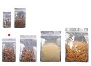 Aluminijumske DoyPack kesice sa zipom, transparentnom prednjom stranom i mogućnošću termo zatvaranja 140x60x240mm – 50kom-grupa_slika