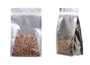 Aluminijumske DoyPack kesice sa zipom, transparentnom prednjom stranom i mogućnošću termo zatvaranja 160x80x260mm - 50kom-slika_proizvoda