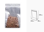 Aluminijumske DoyPack kesice sa zipom, transparentnom prednjom stranom i mogućnošću termo zatvaranja 160x80x260mm - 50kom-grupa_slika