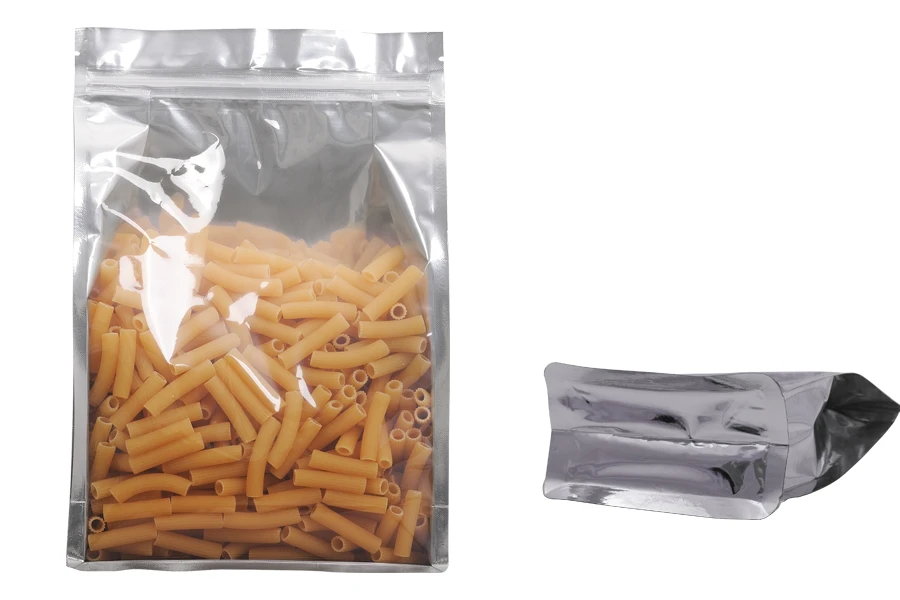 Aluminijumske DoyPack kesice sa zipom, transparentnom prednjom stranom i mogućnošću termo zatvaranja 200x80x300mm – 50kom-dimenzije_slike