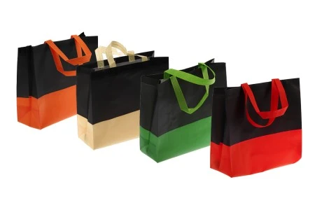 Ekološke, plastificirane non-woven vreće 270x110x320mm sa drškom koje se mogu reciklirati - 50 kom-4