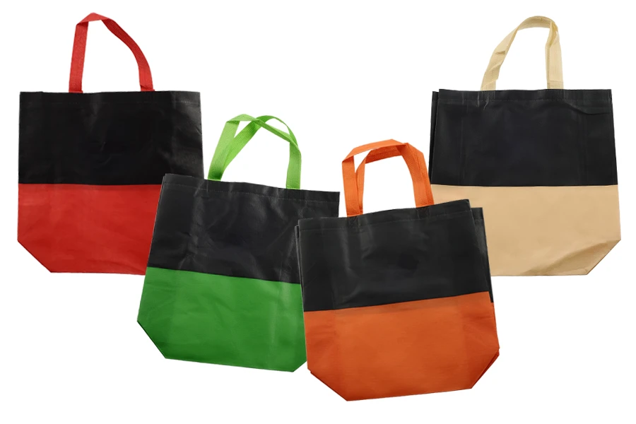 Ekološke, plastificirane non-woven vreće 270x110x320mm sa drškom koje se mogu reciklirati - 50 kom-