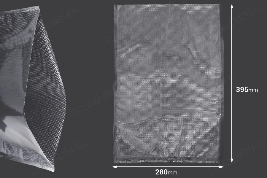 Vakuum kese 280x395 mm za čuvanje - pakovanje hrane i drugih proizvoda - 100 kom-dimenzije_slike