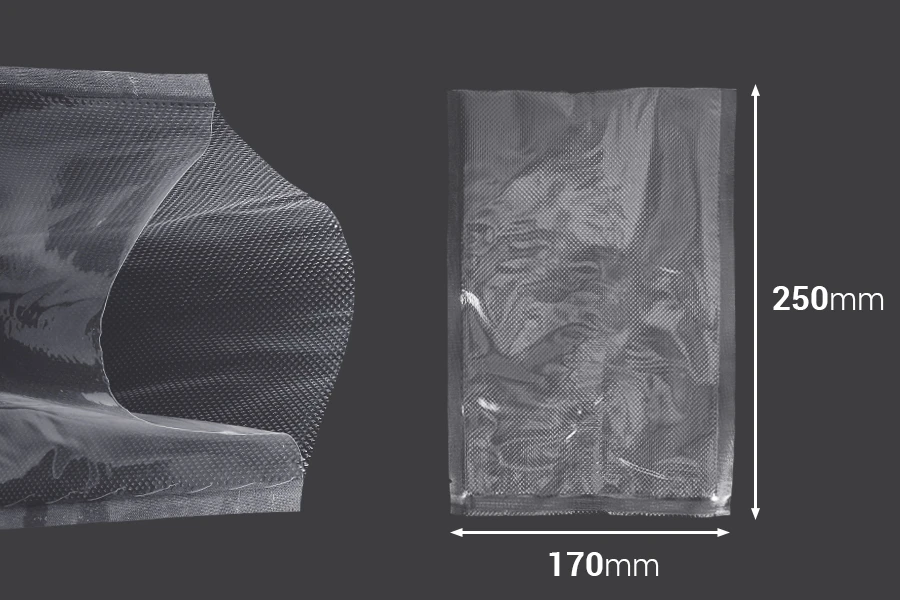 Vakuum kese 170x250 mm za čuvanje - pakovanje hrane i drugih proizvoda - 100 kom Vakuum kese 170x250 mm za čuvanje - pakovanje hrane i drugih proizvoda - 100 kom