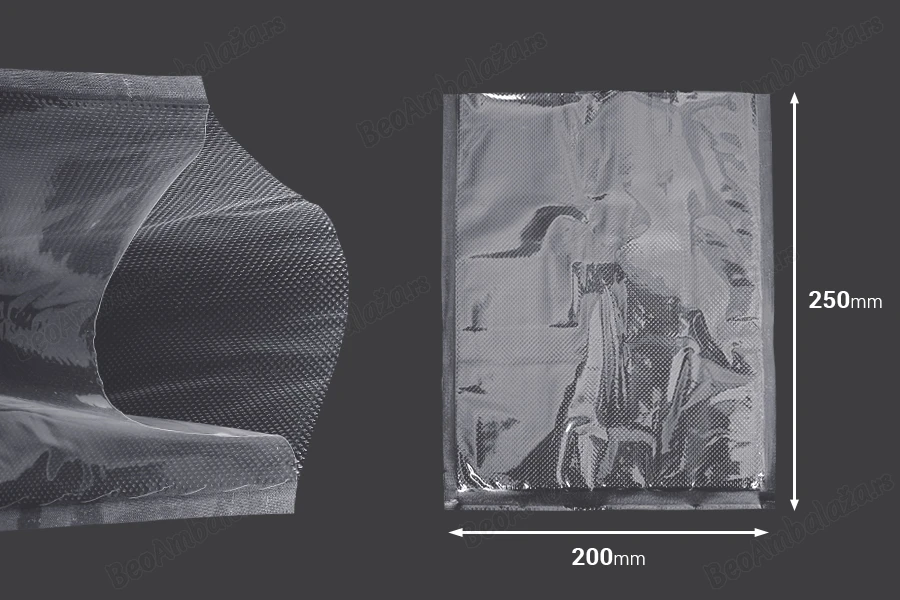 Vakuum kese 200x250 mm za čuvanje - pakovanje hrane i drugih proizvoda - 100 kom-dimenzije_slike