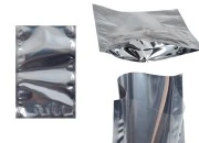 Aluminijumske DoyPack kesice 120x40x170 mm sa providnom prednjom stranom i ovalnim dnom, na termo zatvaranje - 100 kom Aluminijumske DoyPack kesice 120x40x170 mm sa providnom prednjom stranom i ovalnim dnom, na termo zatvaranje - 100 kom