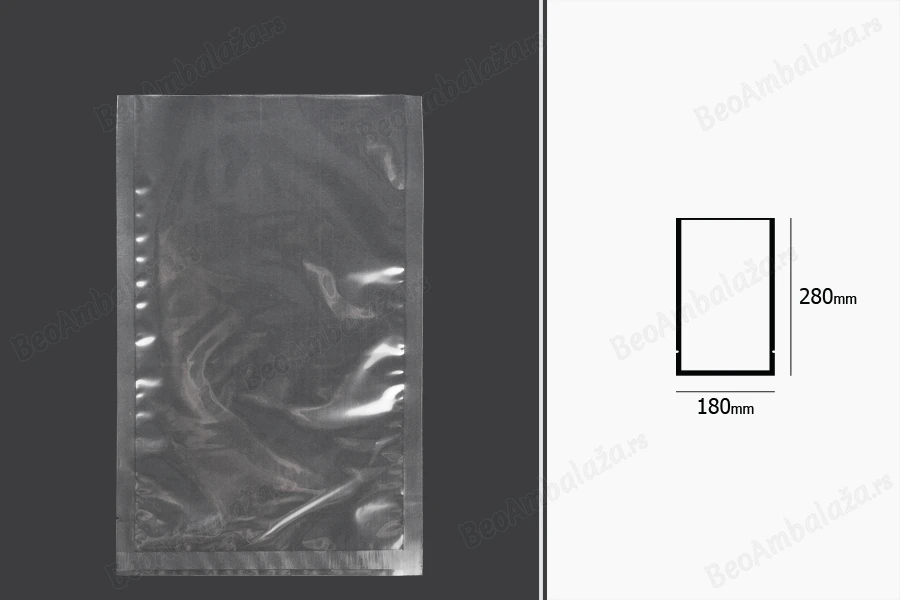 Vakuum kese 180x280mm za čuvanje i pakovanje hrane i drugih proizvoda - 100 kom-dimenzije_slike