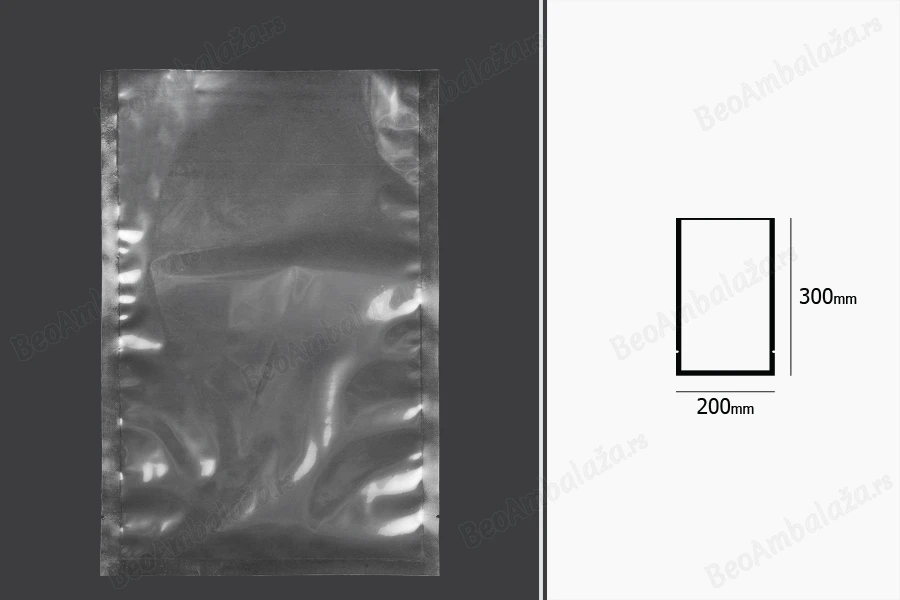 Vakuum kese 200x300mm za čuvanje i pakovanje hrane i drugih proizvoda - 100 kom-dimenzije_slike