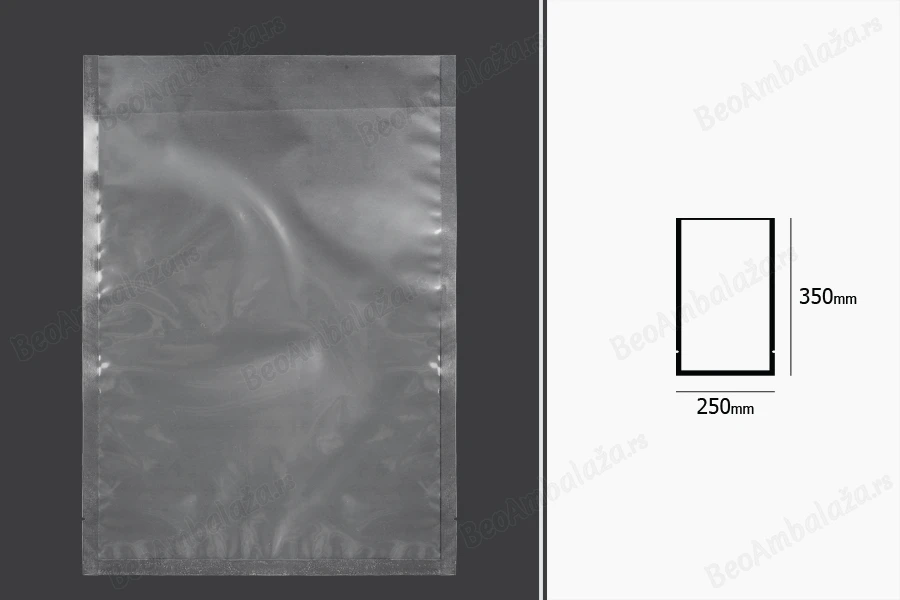 Vakuum kese 250x350mm za čuvanje i pakovanje hrane i drugih proizvoda - 100 kom-dimenzije_slike