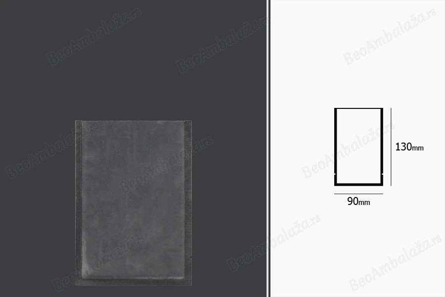 Vakuum kese 90x130mm za čuvanje i pakovanje hrane i drugih proizvoda - 100 kom-dimenzije_slike