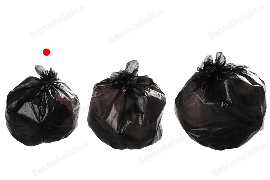 Jednokratne plastične kese 50x45 cm bez trake - rolna od 50 kom-