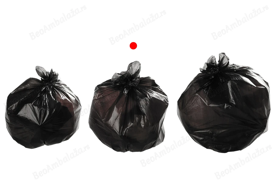 Jednokratne plastične kese 60x80 cm bez trake - rolna od 15 kom-