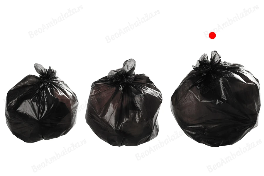 Jednokratne plastične kese 80x100 cm bez trake - rolna od 10 kom-