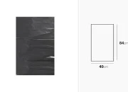 Plastične crne kese 40x84 cm visoko otporne - 10 kom