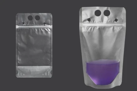 Providna DoyPack kesica sa zip zatvaranjem od 500ml, sa otvorima za prste i rupicama za slamčicu – 50 kom-1