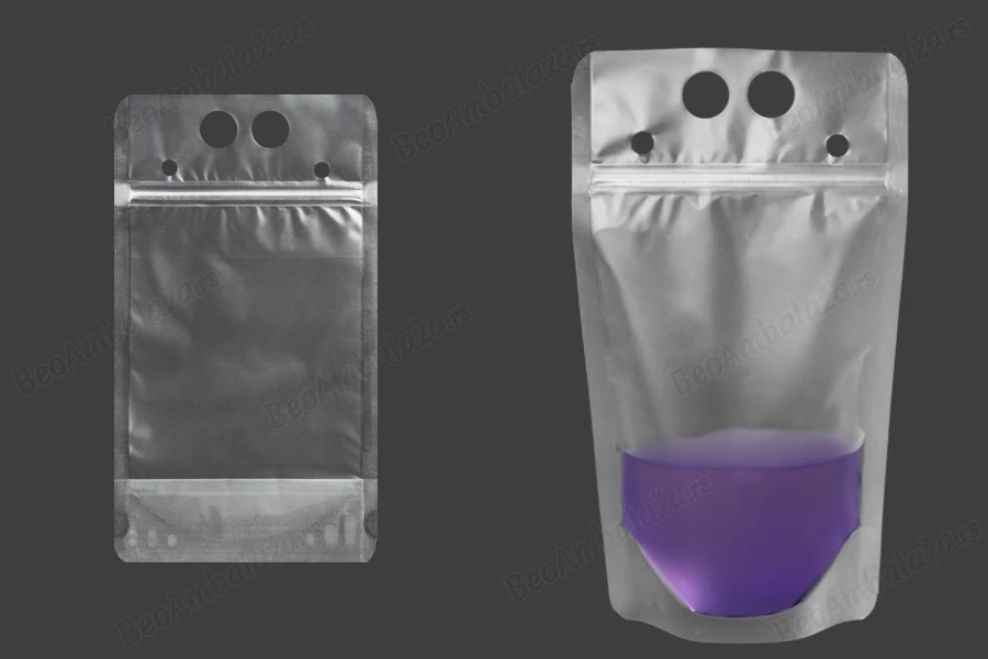 Providna DoyPack kesica sa zip zatvaranjem od 500ml, sa otvorima za prste i rupicama za slamčicu – 50 kom-slika_proizvoda