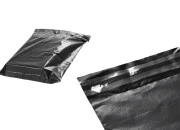 Crna plastična kesa 380x520mm sa samolepljivim zatvaranjem, za slanje poštom - 100 kom