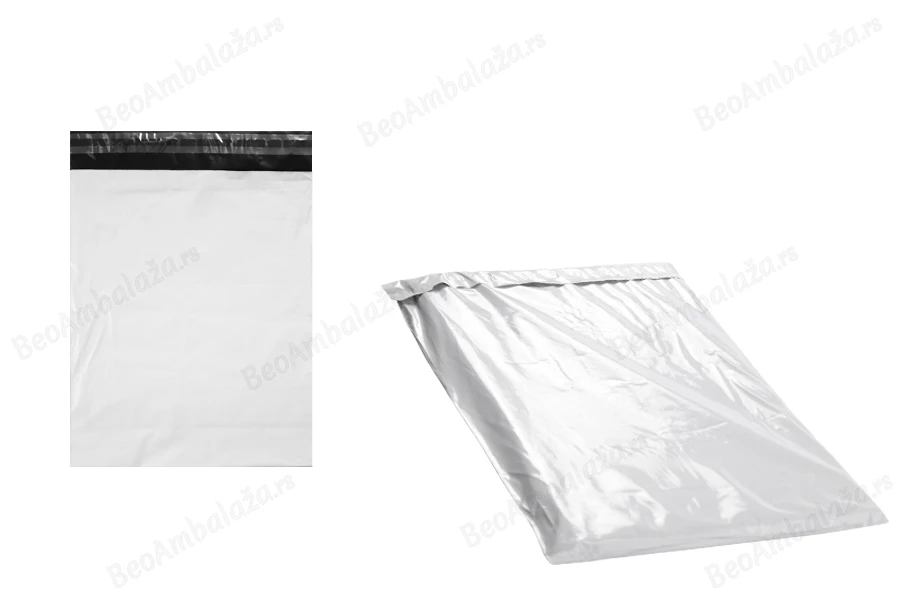 Bela plastična kesa 250x350mm (za A4 format) sa samolepljivim zatvaranjem, za slanje poštom - 100 kom-slika_proizvoda