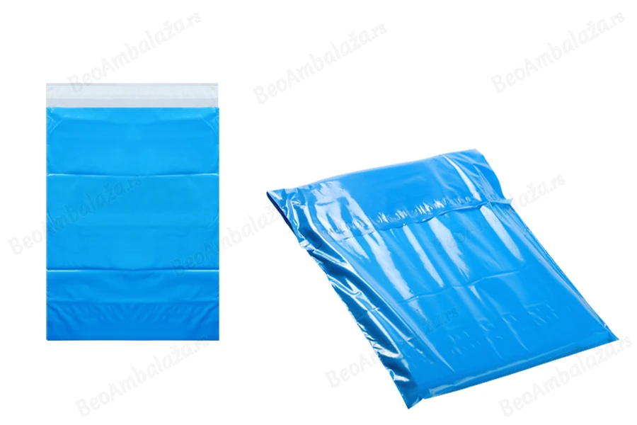 Plava plastična kesa 280x420mm sa samolepljivim zatvaranjem za slanje poštom - 100 kom-slika_proizvoda