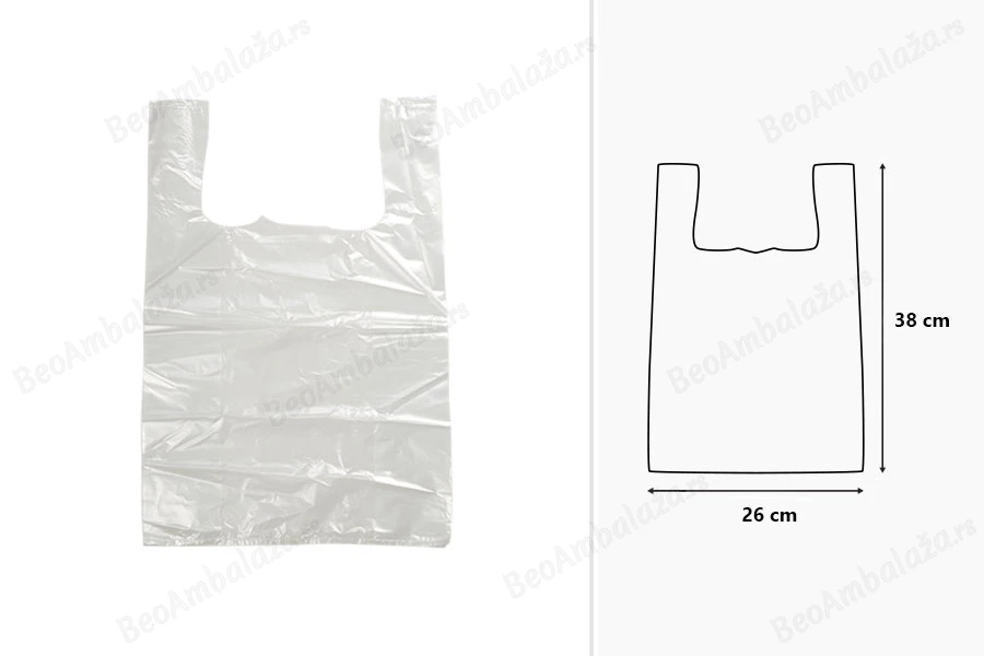 Plastična providna kesa  26x38cm - 100 kom-dimenzije_slike