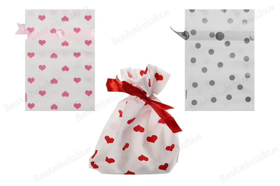 Plastične kesice za slatkiše i bombone 120x170mm - 50 kom-