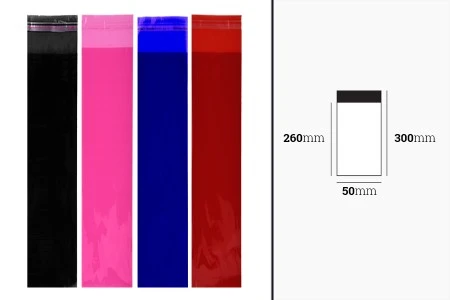 Poluprovidna kesa u više boja 50x300mm sa samolepljivim zatvaranjem - 100 kom-2