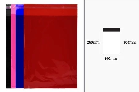 Poluprovidna kesa u više boja 190x300mm sa samolepljivim zatvaranjem - 100 kom-2